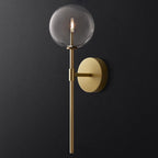 Aurelis – Aluminum Clear Glass Wall Lamp