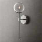 Aurelis – Aluminum Clear Glass Wall Lamp