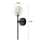 Aurelis – Aluminum Clear Glass Wall Lamp