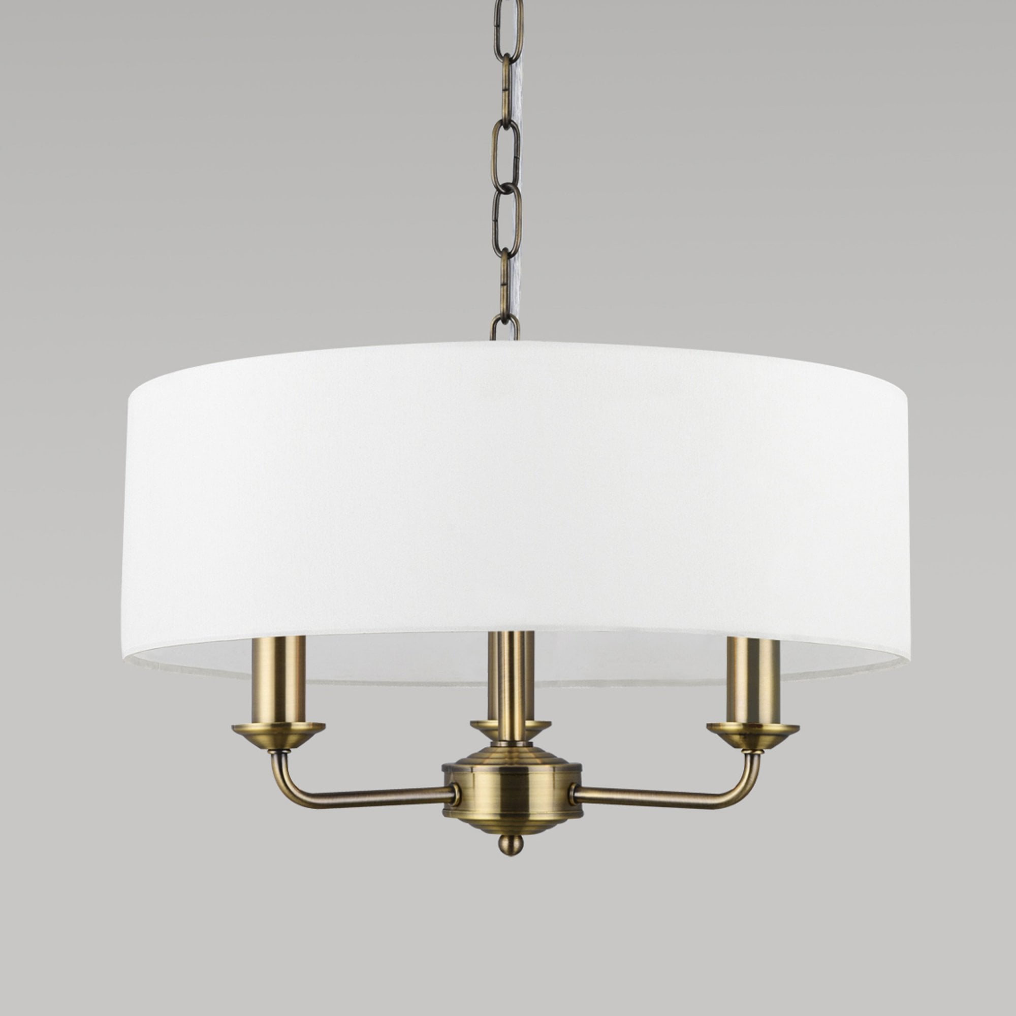 Aurelis – Antique Brass 3 Light Ceiling Pendant
