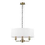 Aurelis – Antique Brass 3 Light Ceiling Pendant
