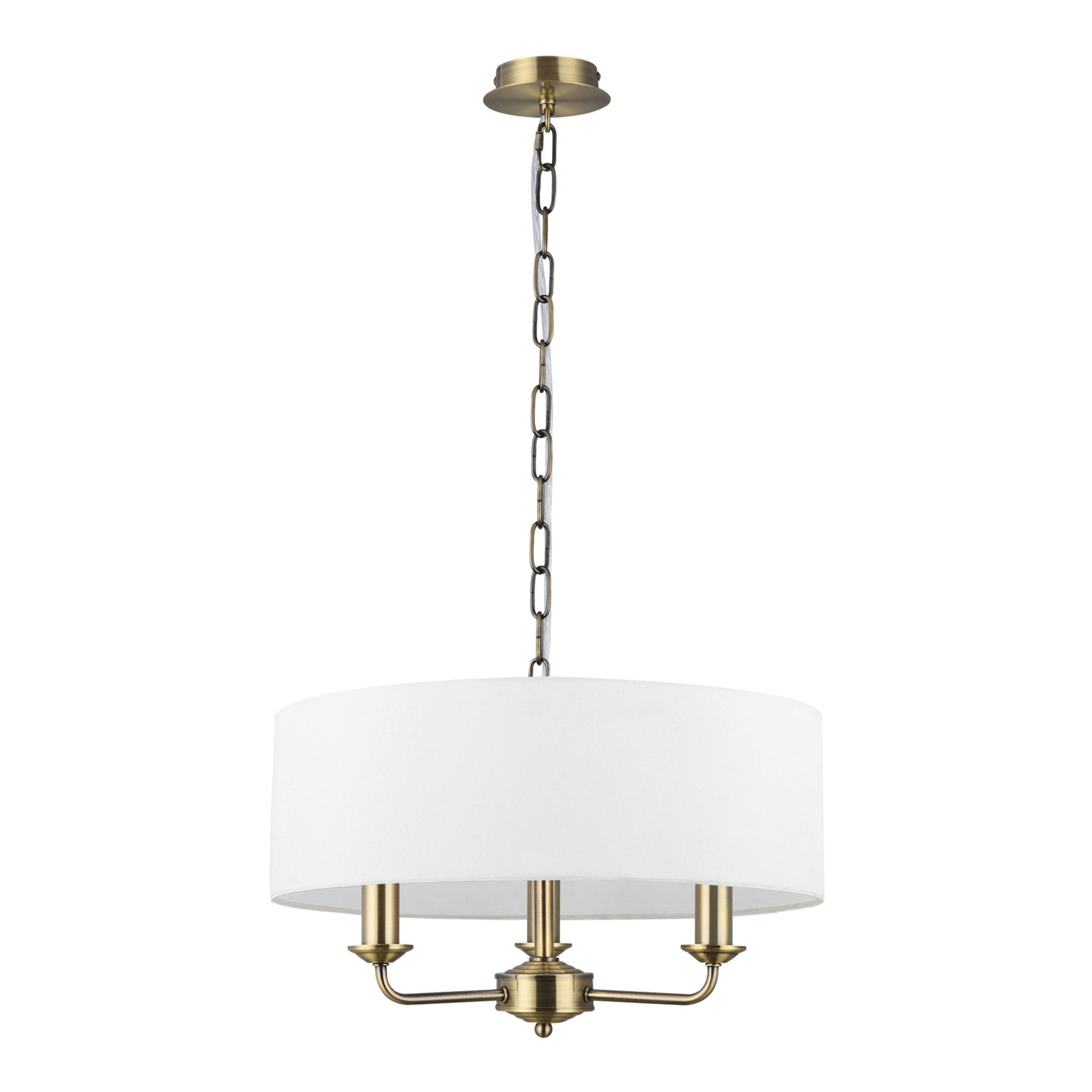Aurelis – Antique Brass 3 Light Ceiling Pendant