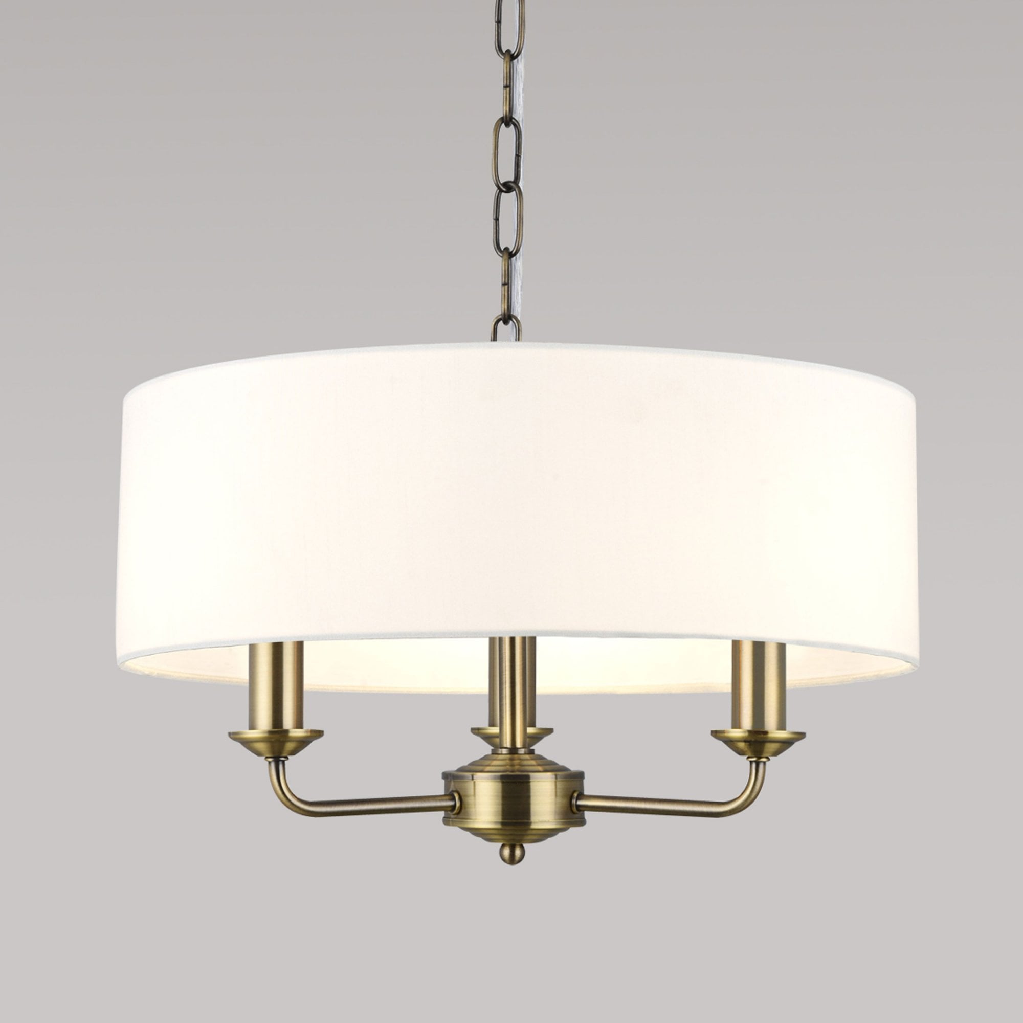 Aurelis – Antique Brass 3 Light Ceiling Pendant