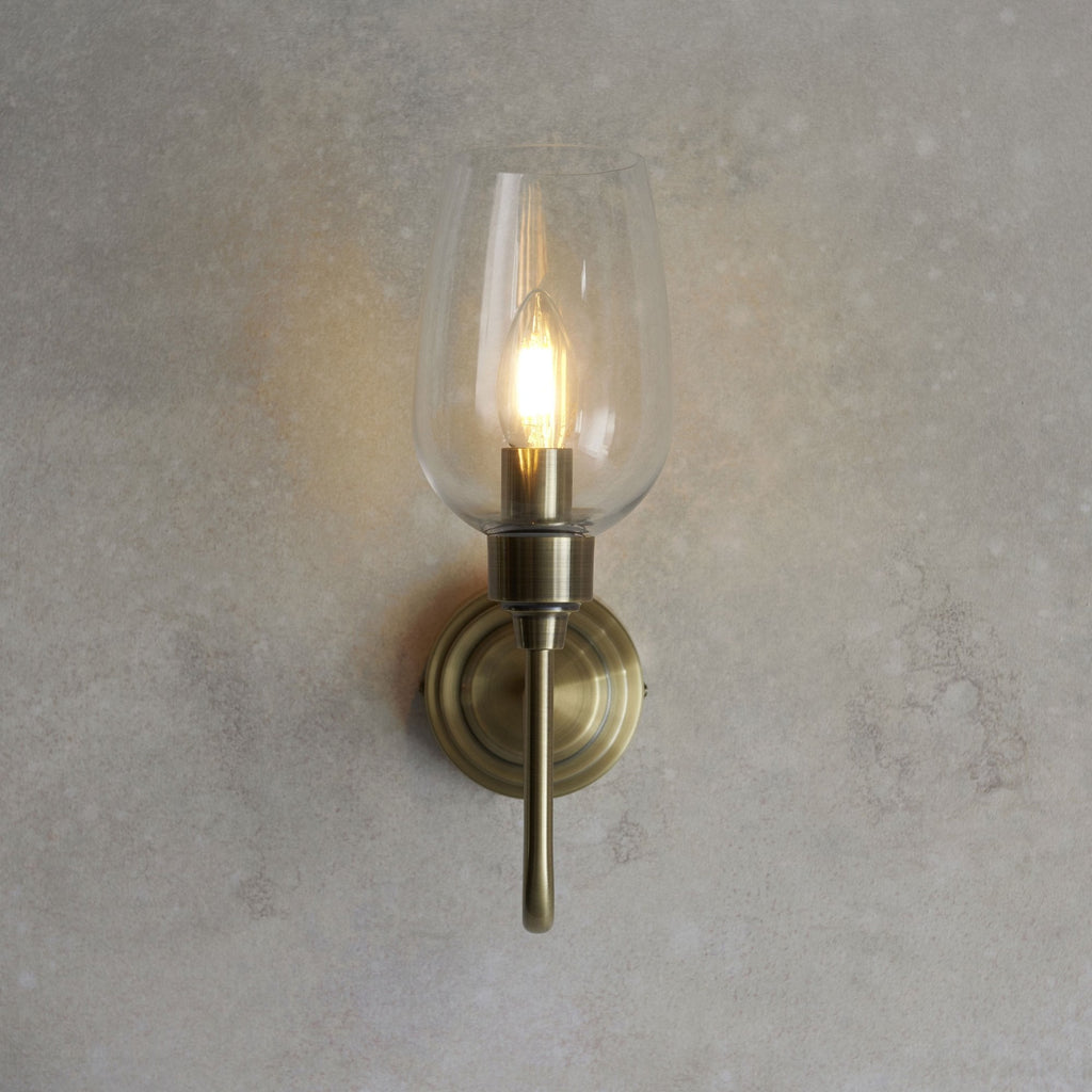 Aurelis – Antique Brass Metal Wall Light