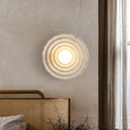 Aurelis – Beige Metal Round Wall Lamp