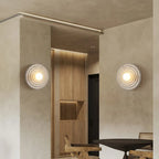 Aurelis – Beige Metal Round Wall Lamp