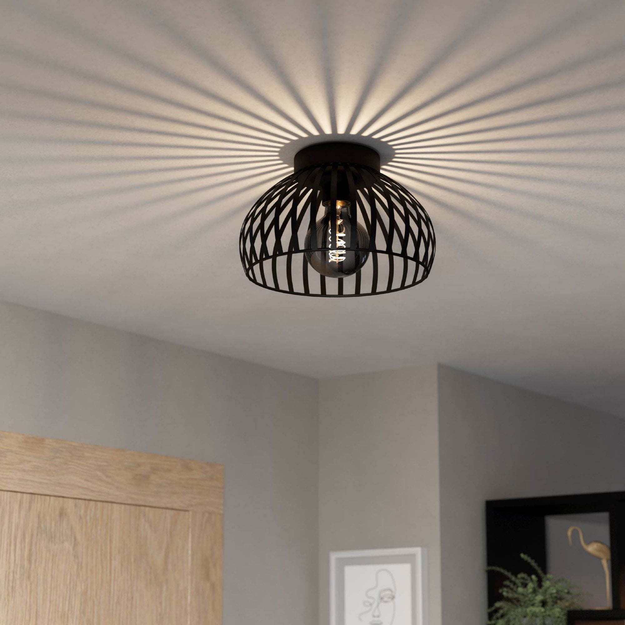 Aurelis – Black Metal Ceiling Light Fixture