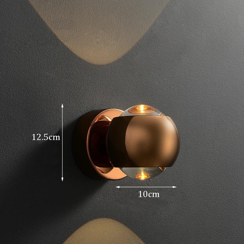 Aurelis – Brass LED Wall Sconce
