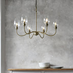 Aurelis – Brass Six Light Ceiling Pendant