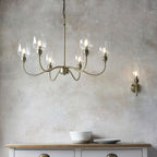 Aurelis – Brass Six Light Ceiling Pendant