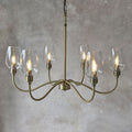 Aurelis – Brass Six Light Ceiling Pendant