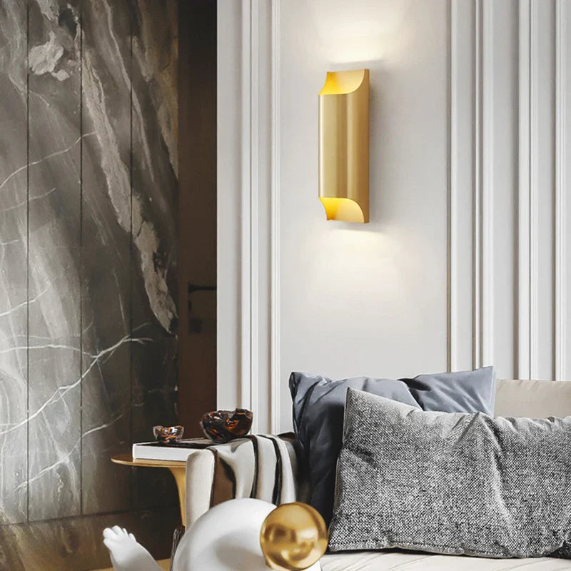 Aurelis – Copper LED Brass Wall Lamp