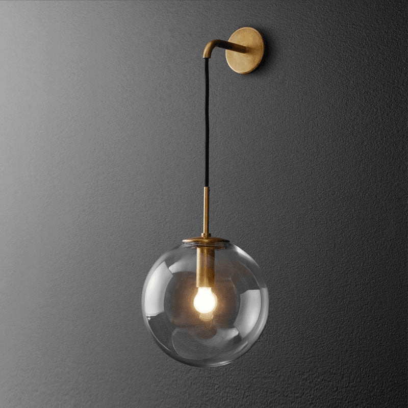 Aurelis – Glass Metal Wall Sconce