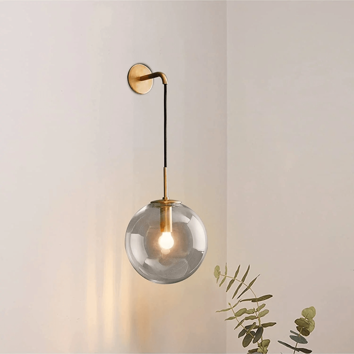 Aurelis – Glass Metal Wall Sconce