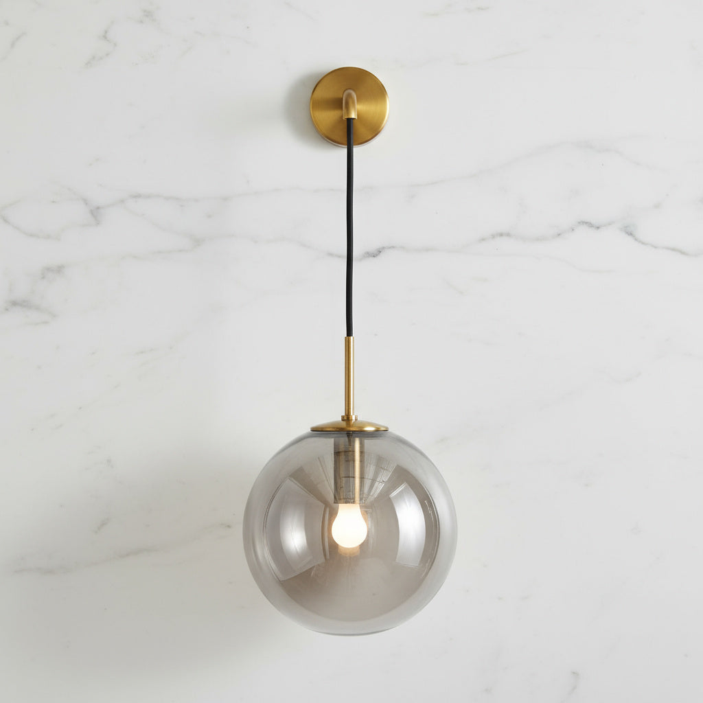 Aurelis – Glass Metal Wall Sconce