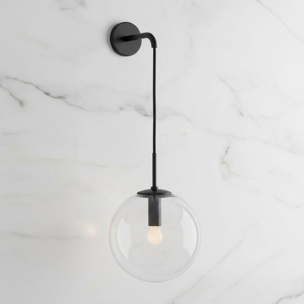 Aurelis – Glass Metal Wall Sconce