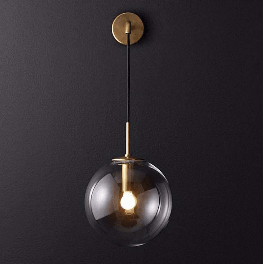 Aurelis – Glass Metal Wall Sconce
