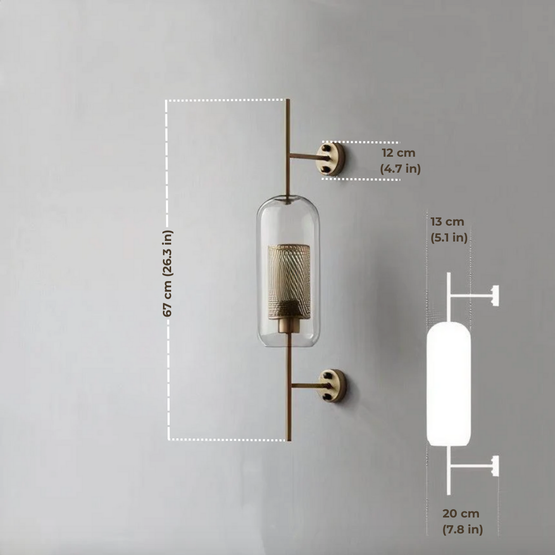 Aurelis – Glass Wall Sconce