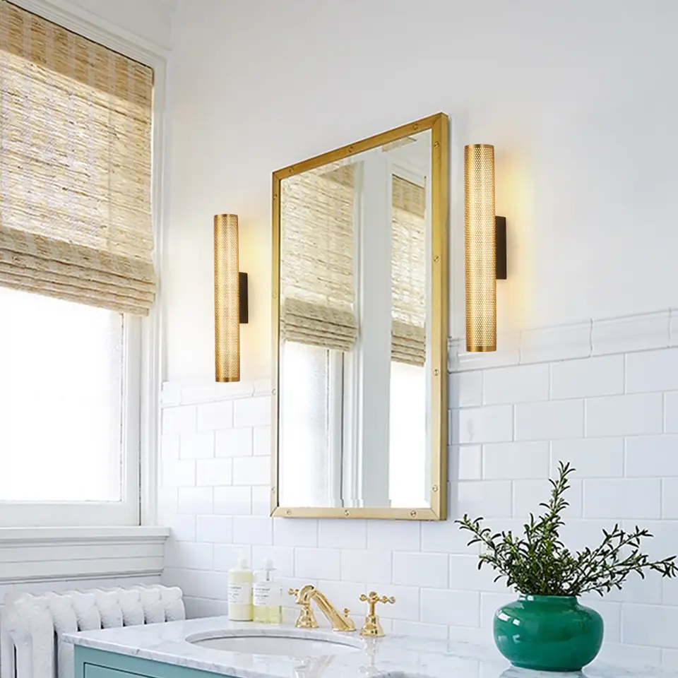 Aurelis – Gold Hardwired Wall Sconce