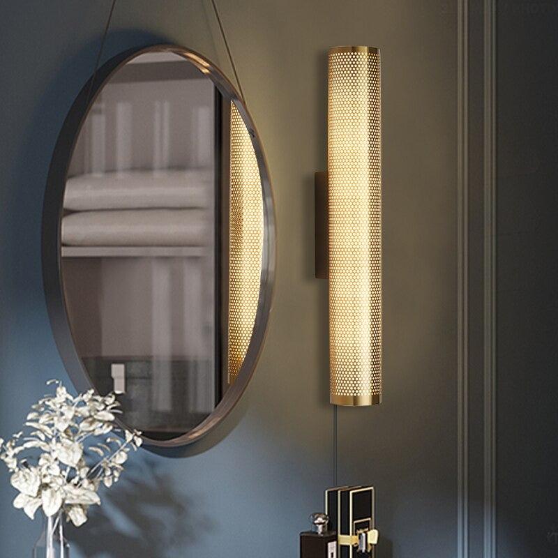 Aurelis – Gold Hardwired Wall Sconce