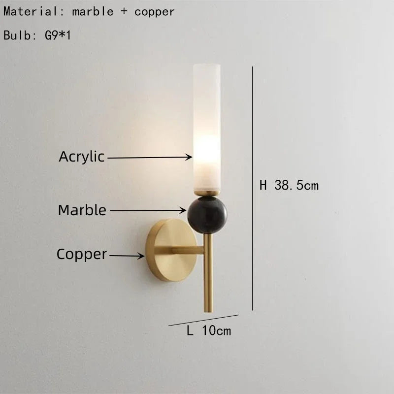 Aurelis – Marble Wall Sconce