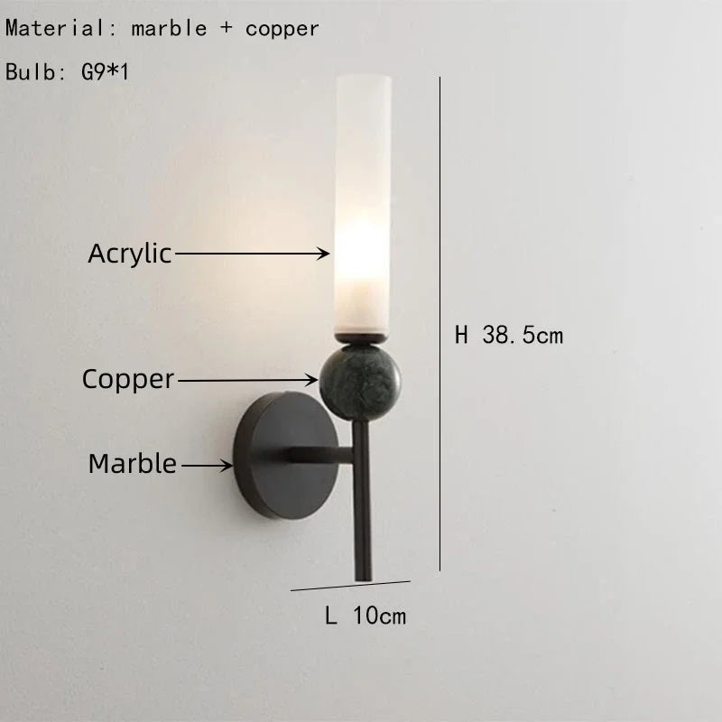 Aurelis – Marble Wall Sconce