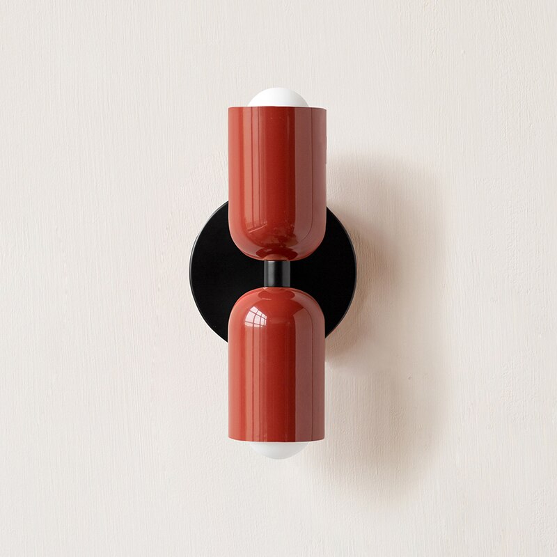 Aurelis – Metal LED Wall Sconce with Hand-Blown Glass Shade
