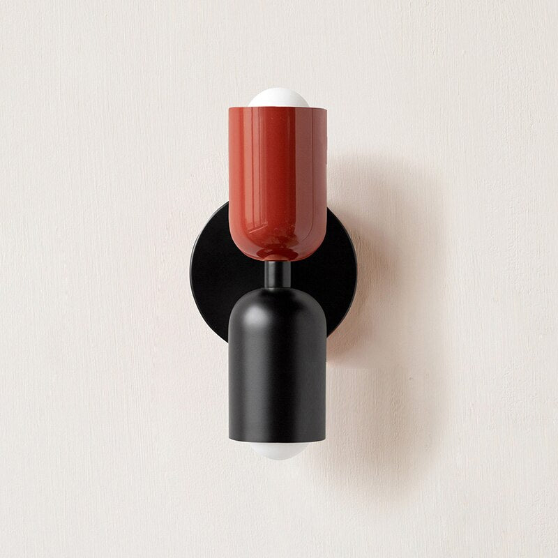 Aurelis – Metal LED Wall Sconce with Hand-Blown Glass Shade
