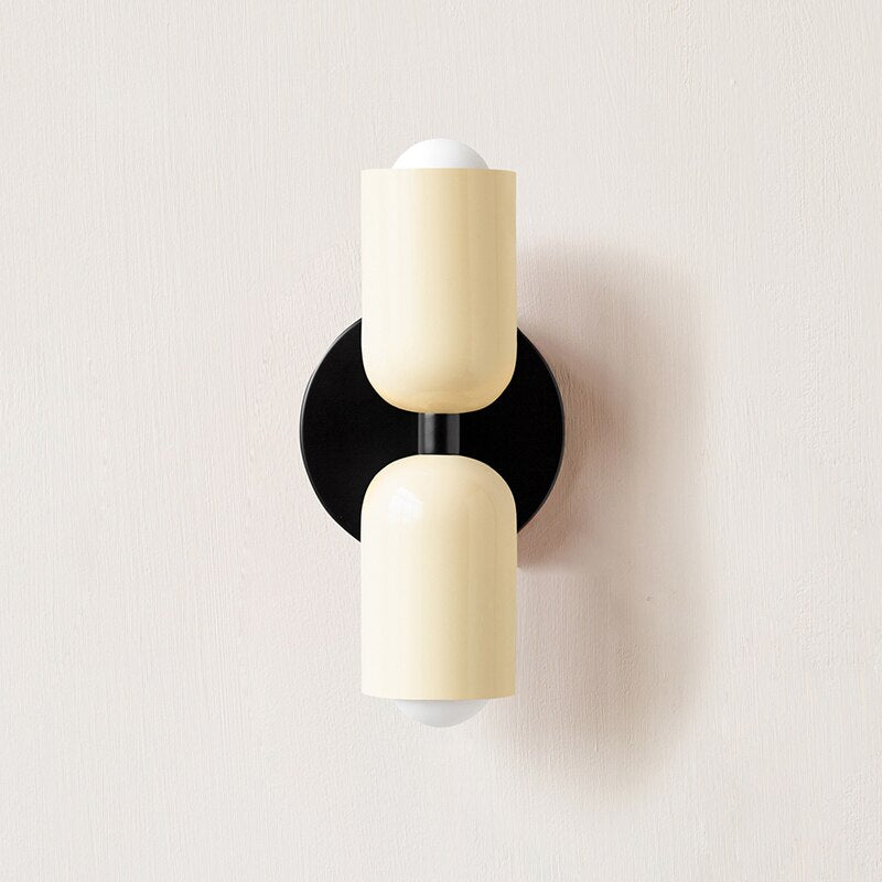 Aurelis – Metal LED Wall Sconce with Hand-Blown Glass Shade