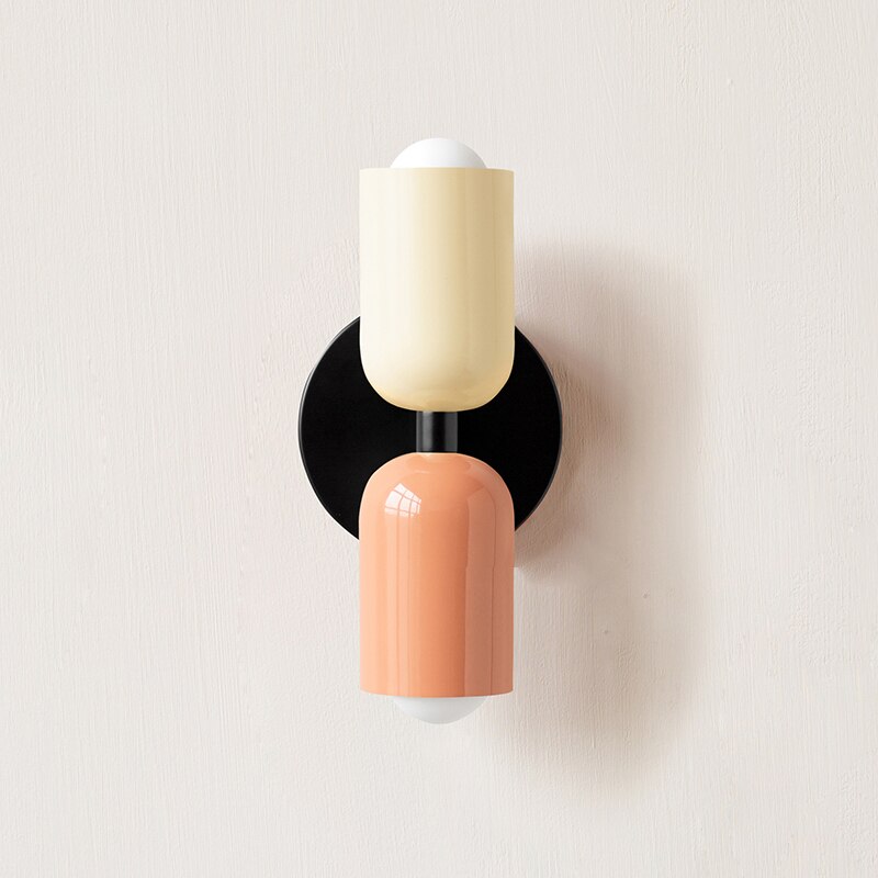 Aurelis – Metal LED Wall Sconce with Hand-Blown Glass Shade