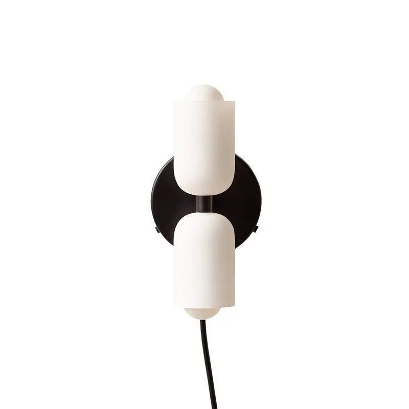 Aurelis – Metal LED Wall Sconce with Hand-Blown Glass Shade