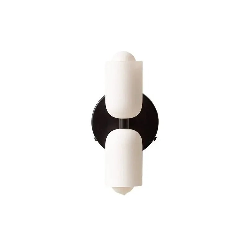 Aurelis – Metal LED Wall Sconce with Hand-Blown Glass Shade