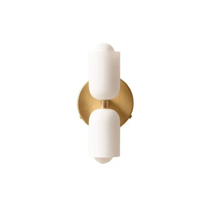 Aurelis – Metal LED Wall Sconce with Hand-Blown Glass Shade