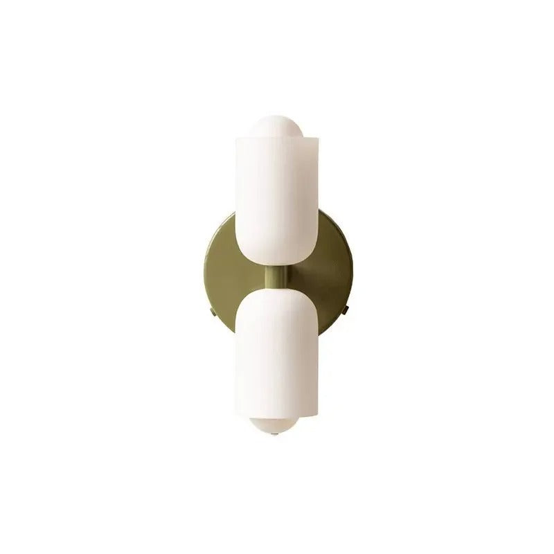 Aurelis – Metal LED Wall Sconce with Hand-Blown Glass Shade