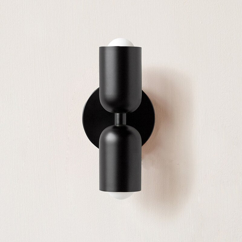 Aurelis – Metal LED Wall Sconce with Hand-Blown Glass Shade