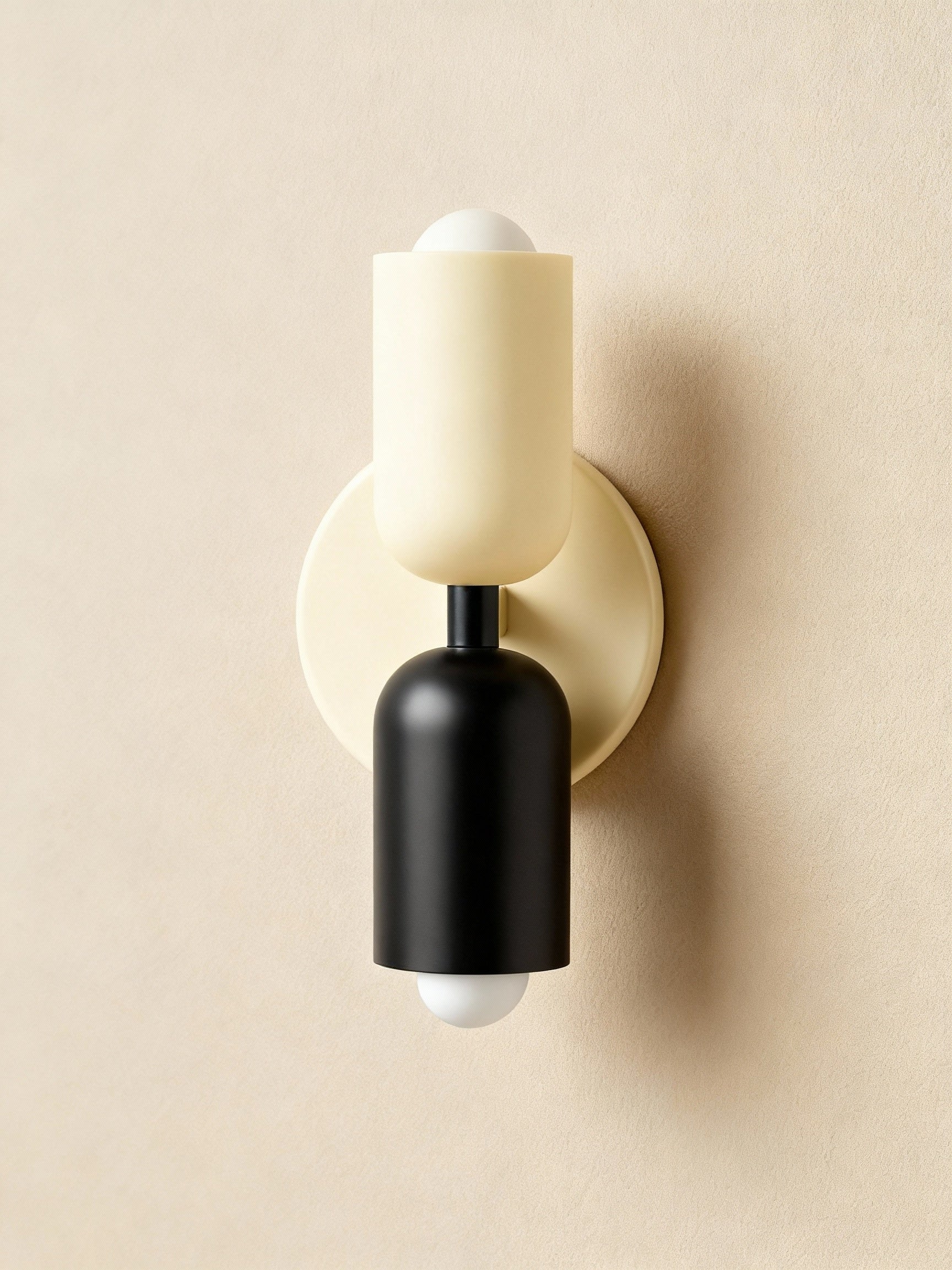 Aurelis – Metal LED Wall Sconce with Hand-Blown Glass Shade