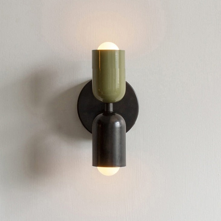 Aurelis – Metal LED Wall Sconce with Hand-Blown Glass Shade