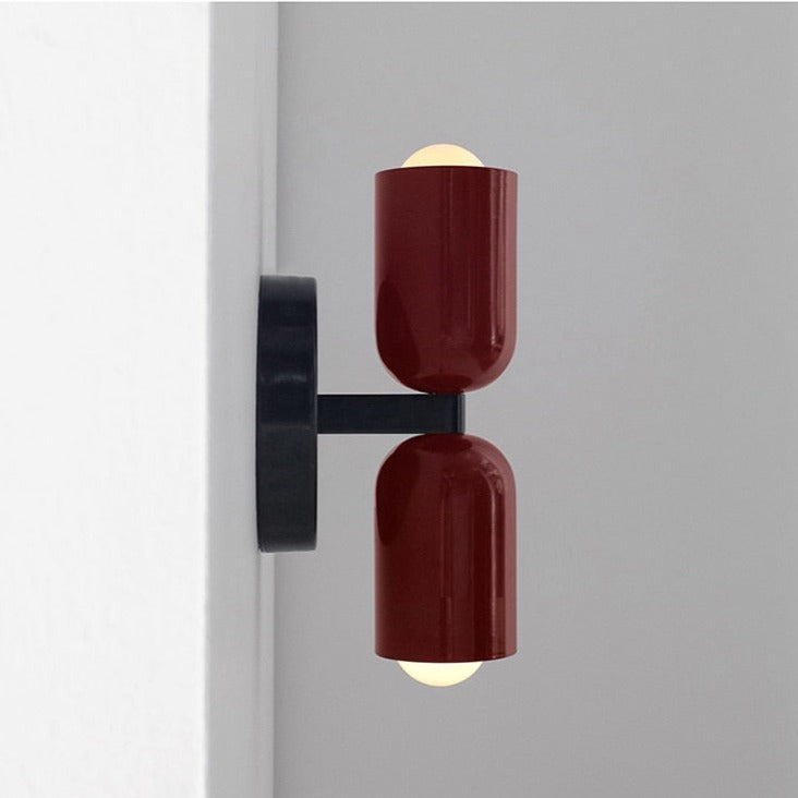Aurelis – Metal LED Wall Sconce with Hand-Blown Glass Shade