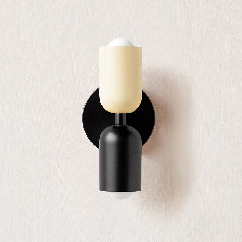 Aurelis – Metal LED Wall Sconce with Hand-Blown Glass Shade
