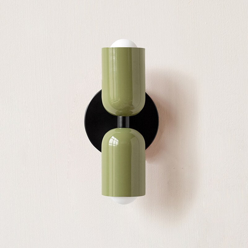 Aurelis – Metal LED Wall Sconce with Hand-Blown Glass Shade