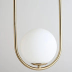 Aurelis – Metal Pendant Light with Glass Shade