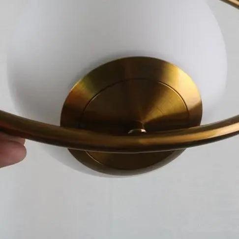 Aurelis – Metal Pendant Light with Glass Shade