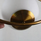 Aurelis – Metal Pendant Light with Glass Shade