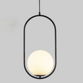 Aurelis – Metal Pendant Light with Glass Shade