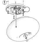 Aurelis – Opal Glass Ceiling Fixture