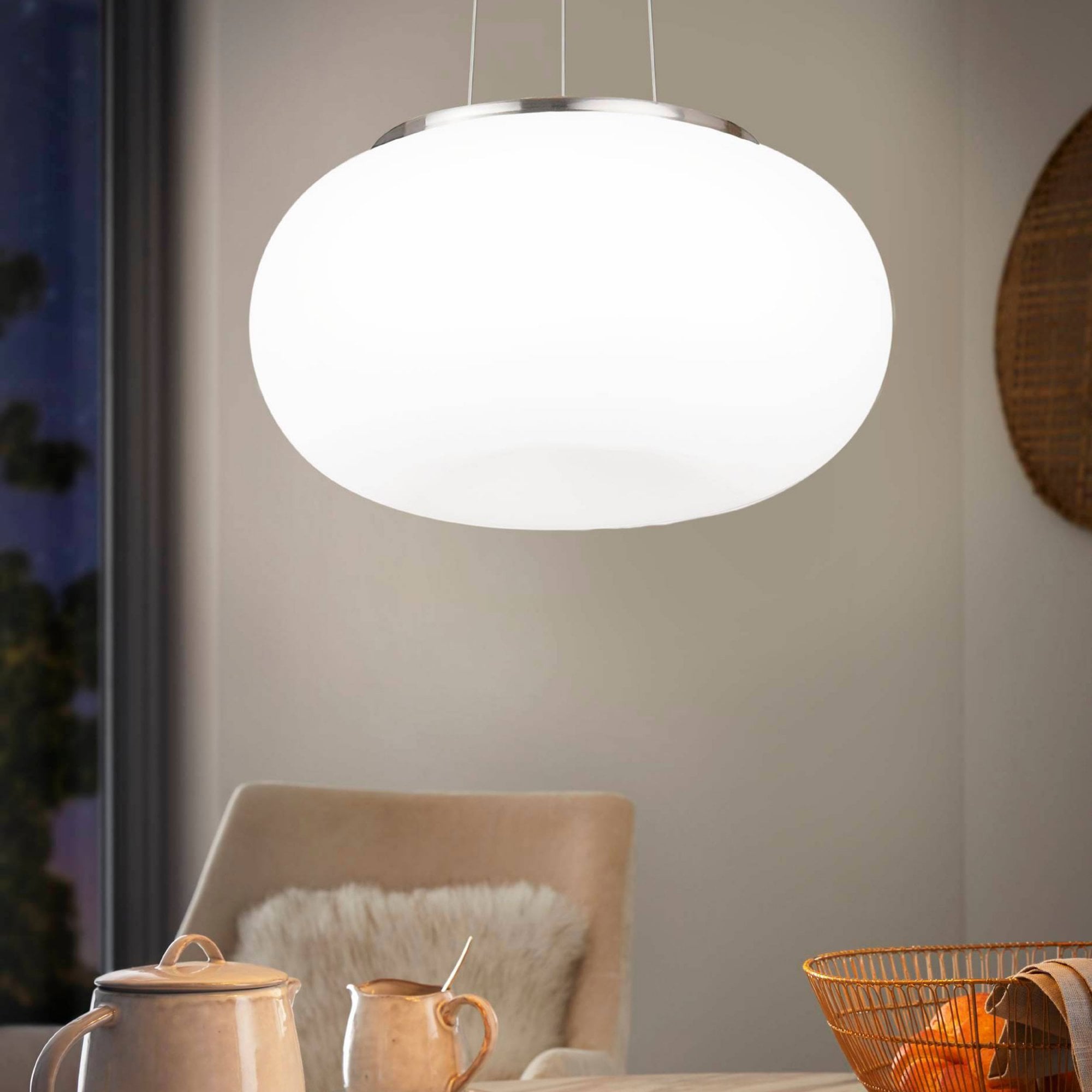 Aurelis – Opal Glass Large Pendant Light