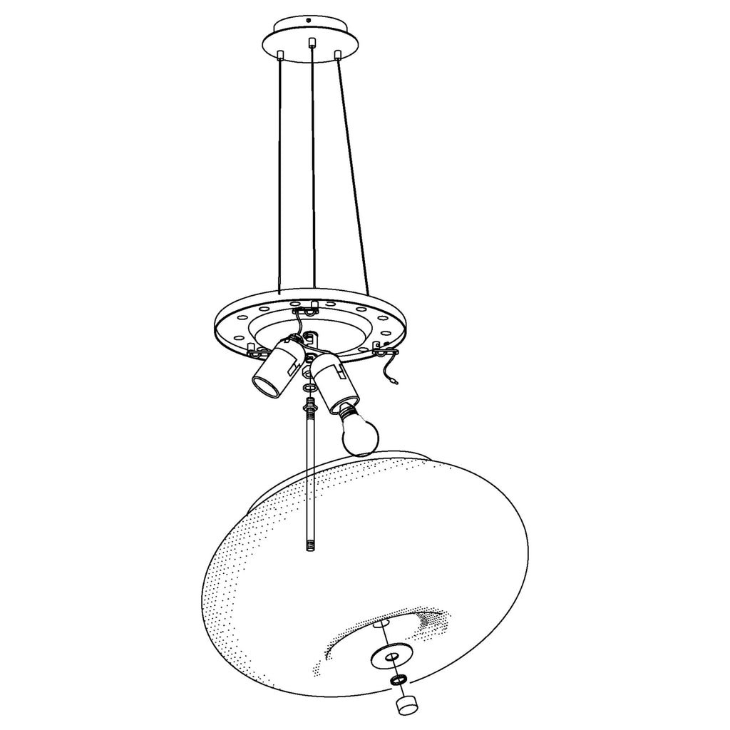 Aurelis – Opal Glass Large Pendant Light