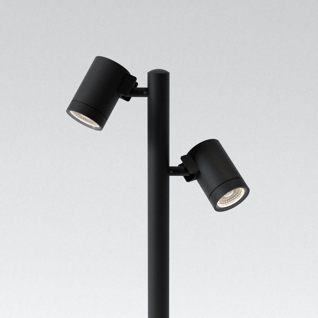 Aurelis – Outdoor Metal LED Twin Spike Spot Light IP66