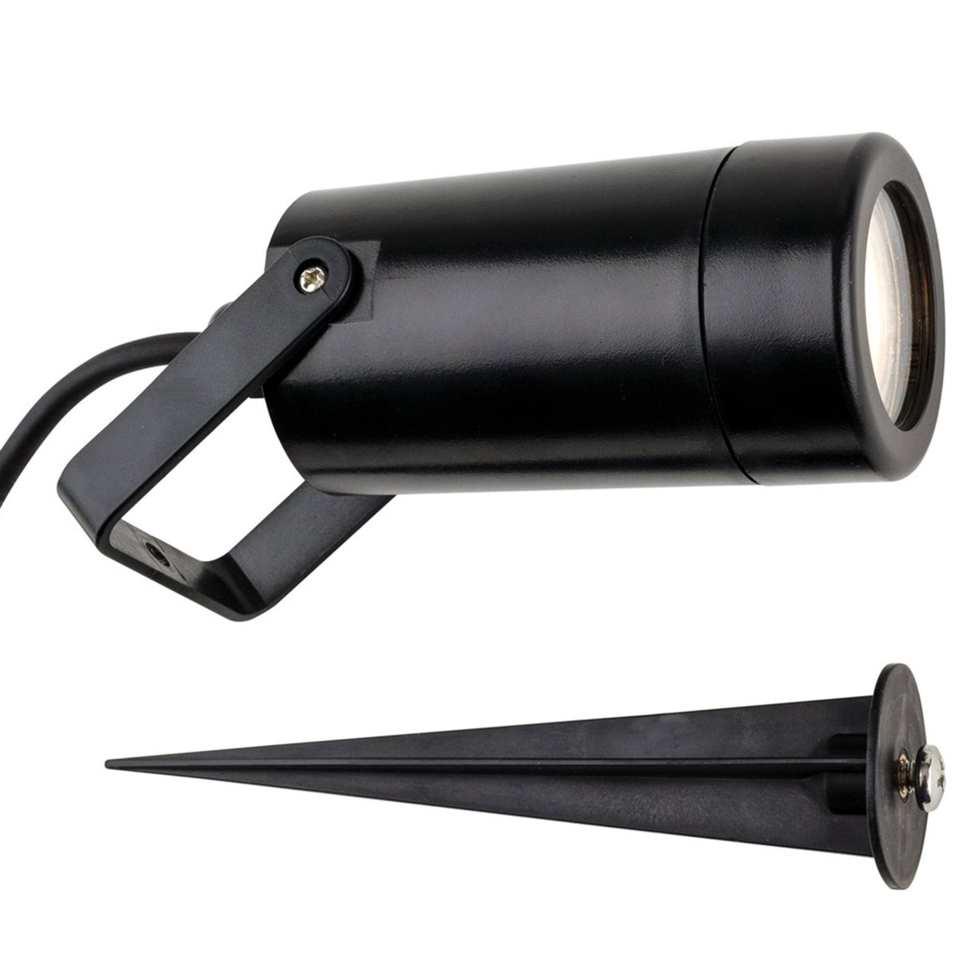 Aurelis – Resin Outdoor Wall or Spike Light Black IP44