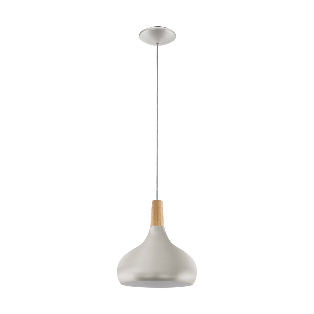 Aurelis – Steel Brushed Silver Ceiling Pendant Light Medium